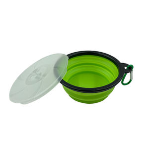 Yeni Tasarım Çevre Dostu Toptan TPE Katlanabilir Köpek Mama Kabı Plastik Kapaklı Seyahat Kamp Evcil Hayvan Kabı - Product Image 4
