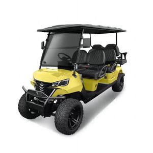Vente directe usine – Voiturette de golf 4+2 places puissante à 4 roues, 6 places, vitesse 30 km/h et autonomie 90 km – Voiturette de golf économique - Product Image 1