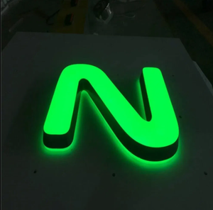 Enseigne lumineuse Led en métal avec logo lettre 3d rétroéclairé enseigne lumineuse Led logo 3d enseigne Led personnalisée pour les entreprises - Product Image 2
