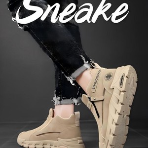 Mocasines de Lujo para Hombre, Diseño OEM, Parte Superior de PU, Deportivos, Suaves, Ligeros, Transpirables, con Cordones, que Aumentan la Altura, Primavera Verano - Product Image 5