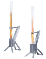 Chauffe-terraces à granulés en acier inoxydable, chauffe-terrasses Rocket, fabricant de poêles à granulés Rocket