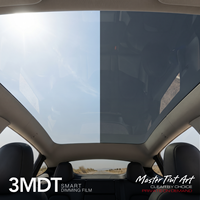 Película Eléctrica Inteligente para Ventanas de Auto Tesla 3MDT PG40, Personalizable, con Interruptor Inteligente