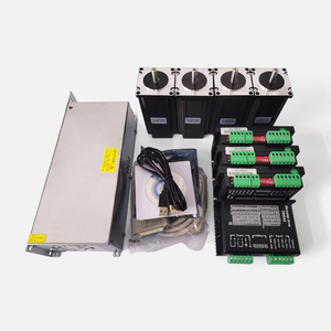 Kit 4 axes Moteur pas à pas hybride 1,8 degré 57HS112 3Nm 23 et Driver TB6600 DM542 4 axes Moteur 23 - Product Image 1