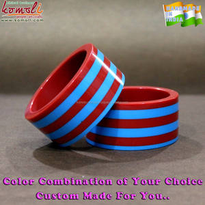 Brazaletes de joyería de resina sólida, diseño personalizado hecho a mano - Product Image 4