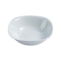 Assiettes carrées en porcelaine blanche de 10,5 pouces, sous glaçure, écologiques, motif végétal, pour restaurants - Vente en gros