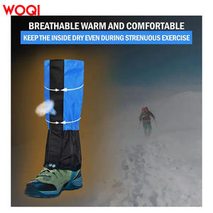 Protège-jambes imperméables Woqi pour la randonnée, l'alpinisme, le camping, la protection en plein air, mollets d'adultes, polyester - Product Image 2