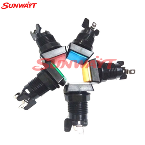 Interruptores de Botón Pulsador Iluminados con LED de 12V/5V de Alta Calidad, 32*32mm, Plano Inclinado - Product Image 4