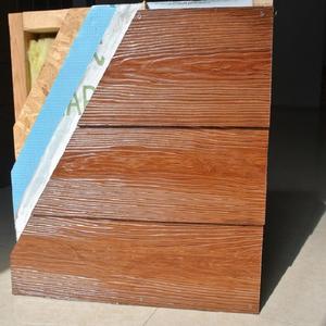 Tấm ốp tường ngoài bằng xi măng sợi hiện đại màu xám vân gỗ với thiết kế đục lỗ dùng cho xây dựng - Product Image 5