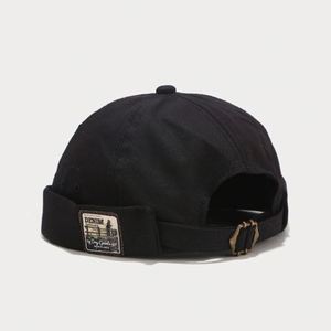 Trendy Retro Docker <b>Hat</b> 100% Cotton Korean Street Hip-hop Style Men's New Spring Short Brim Docker <b>Hats</b> with Woven Tag - Product Image 6