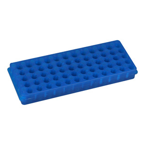 Estante para tubos de centrífuga de doble cara Puji 60 Well, estante para tubos EP de plástico para uso en laboratorio - Product Image 1