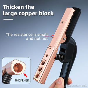 Pinze Portaelettrodo per Saldatura Meccanica in Metallo Pesante, Produzione Industriale, Rame Ottone 500A per Uso Industriale - Product Image 2