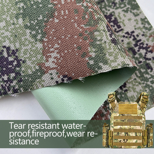 Giá bán buôn Ripstop Oxford vải PVC tráng nylon chiến thuật Vest Túi vải mẫu miễn phí 650D Oxford vải - Product Image 6