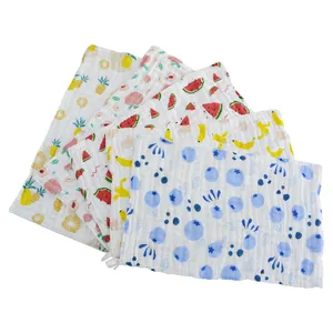 Baby Towel Muslin Face Cloth Handkerchief Organic Cotton Baby Hooded Towel Soft Saliva Bib Washcloth for Newborn Gift