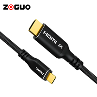 Câble 8K Type C vers HDMI Convertisseur TYPE C vers HDMI pour connecter le téléphone à la télévision Prise en charge HDTV 8K/60HZ 48Gbps type c hdmi