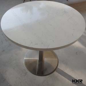 Kkr moderno Mesa de Piedra y silla <span class=keywords><strong>restaurante</strong></span> acrílico superficie sólida mesa de comedor - Product Image 4
