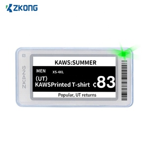 Wifi kỹ thuật số giá tag máy cho quần áo siêu thị <span class=keywords><strong>EAS</strong></span> hệ thống với giá hiệu quả tag chủ - Product Image 1