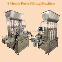 Machine de remplissage de pot de pâte à tartiner de chocolat de compote de pâte épaisse de beurre d'arachide
