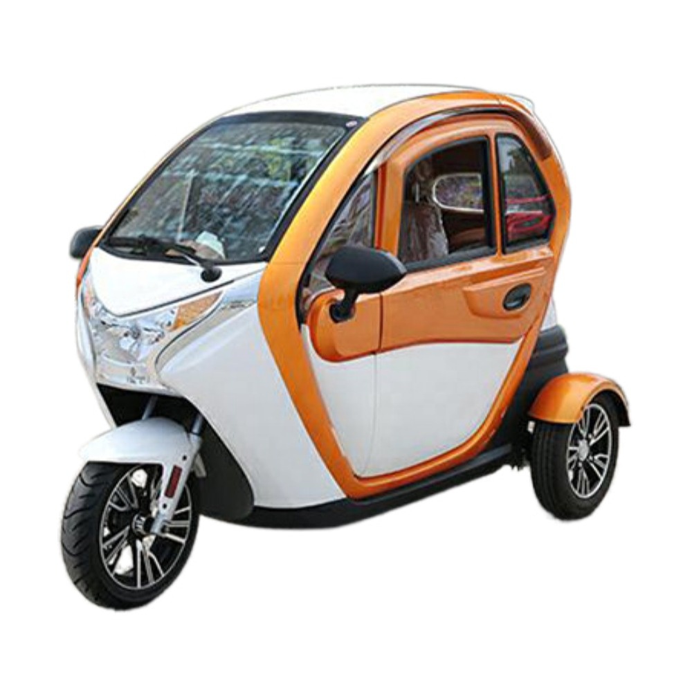 2023新しいデザインの電気乗客三輪車密閉型電気トライク