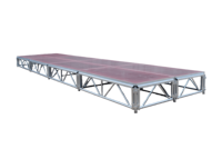 Scène modulaire carrée en aluminium pour concert, mariage, événements en plein air - Installation rapide et portable