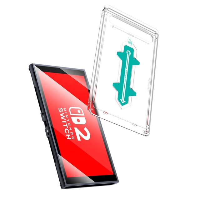 Wholesale Screen Guard Easy Install Unbroken Tempered Glass for Nintendo Switch2 Switch Oled Screen Protector Installation Kit