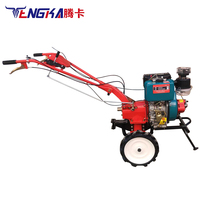 Cultivateurs à haute efficacité Tengka Triller, moteur à essence, machine agricole, mini motoculteur pour ferme et jardin