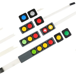 XLW 1 2 <span class=keywords><strong>3</strong></span> 4键按钮薄膜开关矩阵阵列键盘控制面板垫DIY套件薄膜开关 - Product Image 1