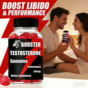 Gomas de Melhora Masculina OEM Suplemento Aumentador de Osterona para Homens Apoia o Crescimento Muscular e a Potência Não Recomendado para Gestantes - Product Image 3