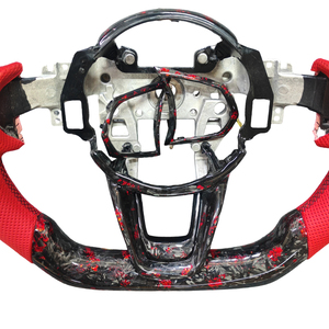 <span class=keywords><strong>Volant</strong></span> en fibre de carbone forgée rouge <span class=keywords><strong>pour</strong></span> la nouvelle Acura TLX, ajustement OEM, personnalisation disponible - Product Image 5