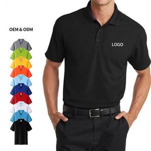 Polos Personalizados de Alta Calidad, Polos de Golf Transpirables de Algodón para Hombre, Ropa con Logotipo Personalizado Bordado, Camisetas Polo para Hombre - Product Image 1
