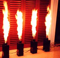 Projecteur de flammes à grande pression, machine de feu, équipement de spectacle de scène, DJ sonore