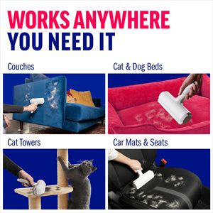 <span class=keywords><strong>Rodillo</strong></span> Quitapelusas Adhesivo Portátil Reutilizable para Perros y Gatos, Cepillo <span class=keywords><strong>de</strong></span> Plástico para Eliminar <span class=keywords><strong>Pelos</strong></span> <span class=keywords><strong>de</strong></span> Animales, <span class=keywords><strong>Rodillo</strong></span> Autolimpiante - Product Image 6