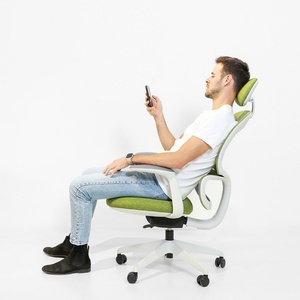 Sillas de Oficina Modernas de Diseño Nuevo, Sillas Giratorias de Malla para Oficina en Casa, Silla de Oficina Ejecutiva Ergonómica de Alta Gama - Product Image 2