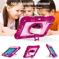 Nouvelle coque antichoc pour tablette enfant iPad Mini 8 avec bandoulière réglable et support de main