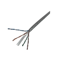 Kabel Ethernet Cat6 Kecepatan Tinggi UTP RJ45 Kabel Jaringan FTP LAN PVC Berkualitas untuk Internet Luar Ruangan Patch 6 Kaki 1M 5M 100M