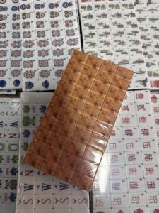 Modern Luxury - Juego de Mahjong Americano de 160 Piezas, con Diseño de Grano de Madera Impreso en Acrílico de 4 Capas, Grabado con Láser, Duradero, Oh My Mahjong - Product Image 2