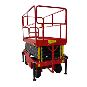 Mesa Elevadora de Tijera Manual de 6 Metros, Plataforma de Trabajo Aérea Móvil con Elevación Hidráulica - Product Image 6