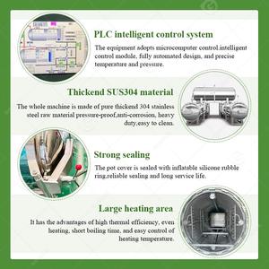 Autoclave composite en verre feuilleté à double porte utilisé en fibre de carbone pour la stérilisation de la vapeur alimentaire en vente - Product Image 4
