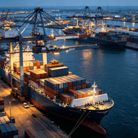 Chine vers États-Unis, France, Italie, Royaume-Uni, fret maritime DDP LCL, agent d'expédition fiable, livraison rapide porte à porte