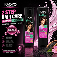 Shampoo au collagène de sésame noir, ensemble de soins capillaires, toucher doux et lisse, salon de beauté pour la vente en gros et l'exportation