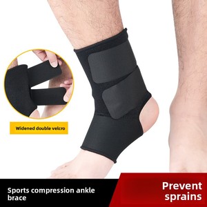 Chaussettes de compression élastiques respirantes en Spandex pour le soutien de la cheville, anti-entorse, pour le basketball et le football (vente en gros) - Product Image 2