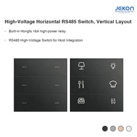 Interrupteur mural haute tension Modbus RS485, sans connexion sans fil, signal stable filaire pour bureau, hôtel, chambre d'hôtes, contrôle centralisé