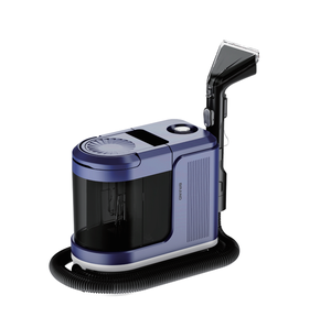 Aspirateur <span class=keywords><strong>vapeur</strong></span> portable humide/sec alimenté par <span class=keywords><strong>batterie</strong></span> 1800W avec réservoir d'eau amovible pour un usage domestique et hôtelier <span class=keywords><strong>sur</strong></span> les tapis et les canapés - Product Image 2