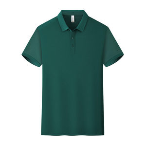 Polo Shirt Short Sleeve Solid Color Polyester Unisex Workwear Summer Wear - Product Image 2