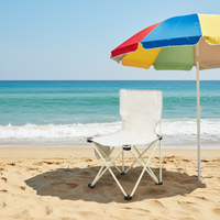 Chaise pliante en tissu Oxford au design moderne, portable pour l'extérieur, chaise de plage pliable pour le jardin, le camping et les parcs