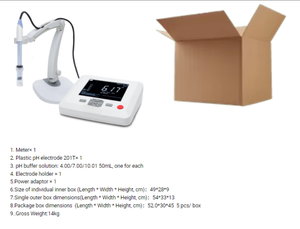 Medidor de pH/Temperatura de Mesa PH100, Probador de Piscina Digital Portátil a Prueba de Agua con Batería de Litio, Plástico Inteligente - Product Image 4