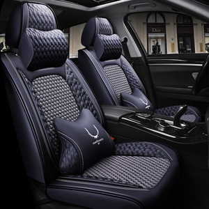 Fundas de asiento de coche de piel sintética con diamantes de cristal, conjunto completo de fundas personalizadas para coche, para Kia <span class=keywords><strong>Rio</strong></span>, Universal, de lujo - Product Image 6