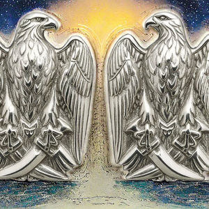 Wholesale Price 3D Soft Metal Luminous Embossed Silk Screen Printed Luxury Sew-On Badges with Hooks in Stock - Product Image 3