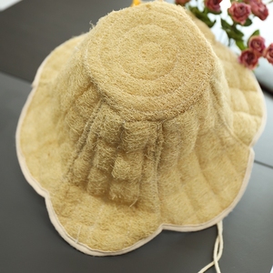 Wholesale Customized Natural Loofah Hat <b>Sunscreen</b> Hat - Product Image 6