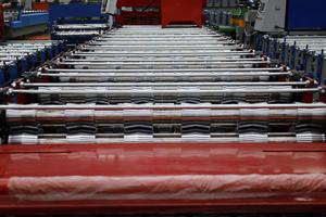 Tùy chỉnh hai lớp hình thang (ibr) bằng kính ngói tấm cuộn tạo thành máy hiệu quả cho gạch làm - Product Image 2