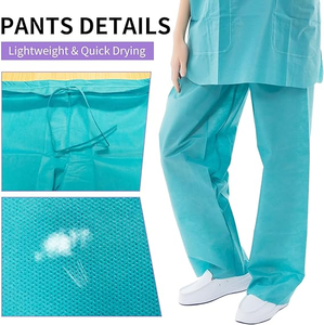 Medico consumabile monouso ospedale uniforme SMS scrub tuta medico infermiere uso all'ingrosso - Product Image 4